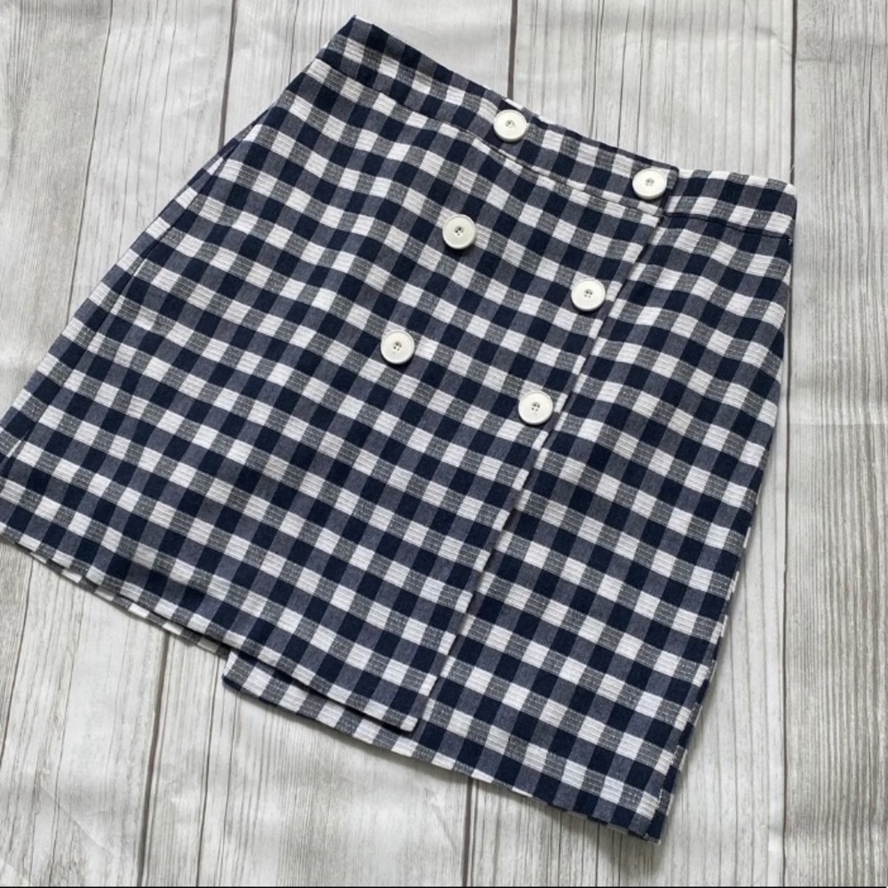 MANGO blue mini short skirt. Size S - Picture 3 of 11